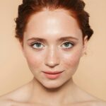 Woman with natural, healthy-looking skin